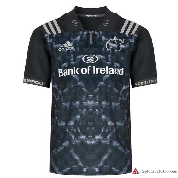 Camiseta Munster Segunda equipación 2017-2018 Negro Rugby